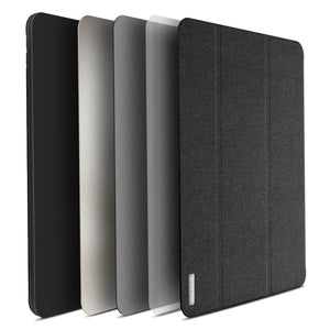 DUX DUCIS Domo Series Horizontal Flip Magnetic TPU + PU Leather Tablet Case with Three-folding Holder & Pen Slot For iPad Pro 12.9 inch 2017(Black)