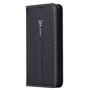 For iPhone 13 Pro Max GEBEI PU+TPU Horizontal Flip Protective Case with Holder & Card Slots (Black)