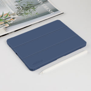 For iPad mini 6 Mutural Pinyue Series Horizontal Flip Tablet Case with Holder & Pen Slot & Sleep / Wake-up Function(Blue)