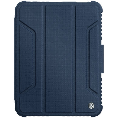 For iPad mini 6 NILLKIN Bumper Pro Horizontal Flip Tablet Case with Pen Slot & Holder & Sleep / Wake-up Function(Blue)