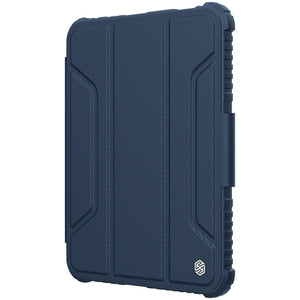 For iPad mini 6 NILLKIN Bumper Pro Horizontal Flip Tablet Case with Pen Slot & Holder & Sleep / Wake-up Function(Blue)