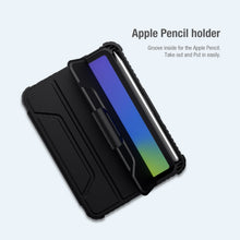 For iPad mini 6 NILLKIN Bumper Pro Horizontal Flip Tablet Case with Pen Slot & Holder & Sleep / Wake-up Function(Black)