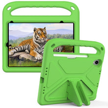 For iPad mini 6 Handle Portable EVA Shockproof Tablet Case with Triangle Holder(Green)