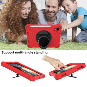 For iPad mini 6 Spider King EVA Tablet Case with Shoulder Strap & Holder & Pen Slot(Red)