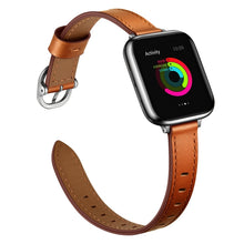 14mm Leather Watch Band For Apple Watch Ultra 49mm / Series 8&7 45mm / SE 2&6&SE&5&4 44mm / 3&2&1 42mm(Semi Oil Brown Silver Buckle)