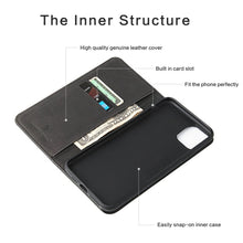 For iPhone 11 Crocodile Texture PC + TPU Horizontal Flip Leather Case with Holder & Card Slots & Wallet(Black)