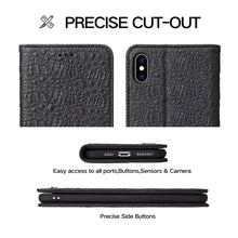 For iPhone XR Crocodile Texture PC + TPU Horizontal Flip Leather Case with Holder & Card Slots & Wallet(Black)