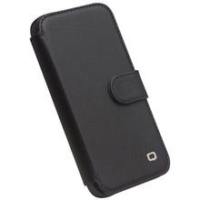 For iPhone 13 Pro QIALINO Magnetic Buckle Phone Leather Case with Card Slot (Black)