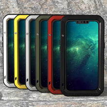 For iPhone 13 Pro LOVE MEI Metal Shockproof Waterproof Dustproof Protective Phone Case (Black)