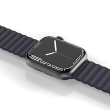 Mutural Liquid Silicone Magnetic Strap Watch Band For Apple Watch Series 8&7 41mm / SE 2&6&SE&5&4 40mm / 3&2&1 38mm(Starlight)