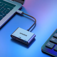 amalink 9175D Type-C / USB-C to HDMI + USB 3.0 + PD HUB Adapter(Grey)