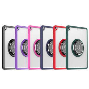 Shadow PC Tablet Case with Ring Holde For iPad 10.2 / 10.5 2019 / 2020(Black)