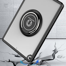 Shadow PC Tablet Case with Ring Holde For iPad 10.2 / 10.5 2019 / 2020(Black)