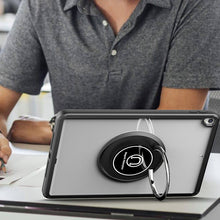 Shadow PC Tablet Case with Ring Holde For iPad 10.2 / 10.5 2019 / 2020(Black)
