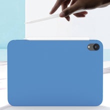 For iPad mini 6 Mutural Silicone Microfiber Tablet Case(Light Blue)