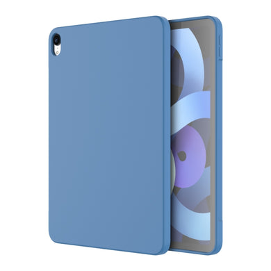 For iPad Air 2022 /  Air 2020 10.9 Mutural Silicone Microfiber Tablet Case(Light Blue)