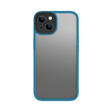 For iPhone 13 ROCK U-shield Skin-like PC+TPU Phone Case(Blue)