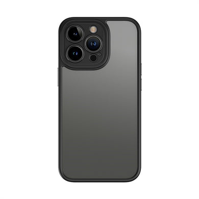 For iPhone 13 Pro ROCK U-shield Skin-like PC+TPU Phone Case (Black)