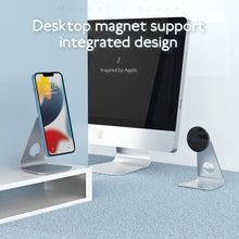 R-JUST SJ19 Round Desktop Magnetic Holder(Silver)