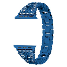 Stainless Steel Watch Band For Apple Watch Series 8&7 41mm / SE 2&6&SE&5&4 40mm / 3&2&1 38mm(Blue)