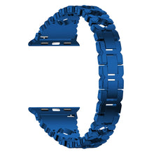 Stainless Steel Watch Band For Apple Watch Series 8&7 41mm / SE 2&6&SE&5&4 40mm / 3&2&1 38mm(Blue)