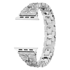 Stainless Steel Watch Band For Apple Watch Series 8&7 41mm / SE 2&6&SE&5&4 40mm / 3&2&1 38mm(Silver)