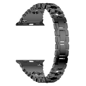 Stainless Steel Watch Band For Apple Watch Ultra 49mm / Series 8&7 45mm / SE 2&6&SE&5&4 44mm / 3&2&1 42mm(Black)