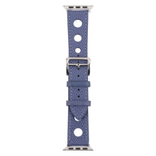 PU Silver Buckle Watch Band For Apple Watch Ultra 49mm / Series 8&7 45mm / SE 2&6&SE&5&4 44mm / 3&2&1 42mm(White)