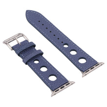 PU Silver Buckle Watch Band For Apple Watch Ultra 49mm / Series 8&7 45mm / SE 2&6&SE&5&4 44mm / 3&2&1 42mm(White)