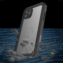 For iPhone 11 Waterproof Full Coverage PC + TPU Phone Case (Black)