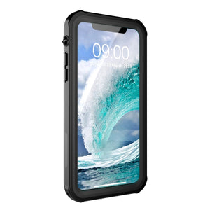 For iPhone 11 Pro Waterproof Full Coverage PC + TPU Phone Case(Black)