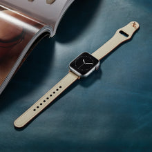 Nail Button Watch Band For Apple Watch Series 8&7 41mm / SE 2&6&SE&5&4 40mm / 3&2&1 38mm(Beige)