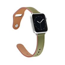 Nail Button Watch Band For Apple Watch Ultra 49mm / Series 8&7 45mm / SE 2&6&SE&5&4 44mm / 3&2&1 42mm(Army Green)