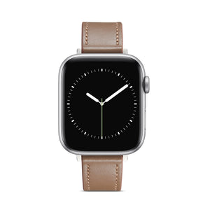 Nail Button Watch Band For Apple Watch Ultra 49mm / Series 8&7 45mm / SE 2&6&SE&5&4 44mm / 3&2&1 42mm(Brown)
