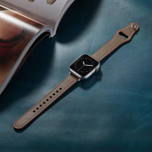 Nail Button Watch Band For Apple Watch Ultra 49mm / Series 8&7 45mm / SE 2&6&SE&5&4 44mm / 3&2&1 42mm(Brown)