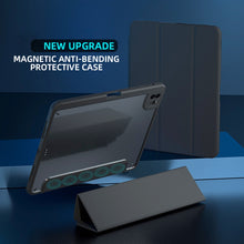 Magnetic Split Leather Smart Tablet Case For iPad mini 5 / mini 4(Ice White)