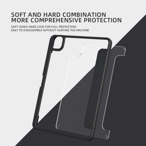 Magnetic Split Leather Smart Tablet Case For iPad 10.2 2019 / 2020 / 2021(Lavender Purple)