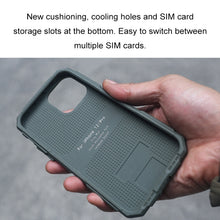 For iPhone 12 mini FATBEAR Graphene Cooling Shockproof Case (Black)