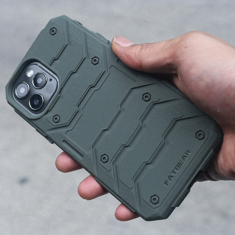 For iPhone 12 / 12 Pro FATBEAR Graphene Cooling Shockproof Case(Green)