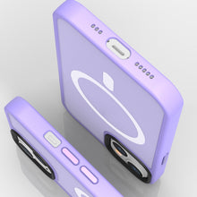 For iPhone 12 Pro Max Magsafe Magnetic Phone Case(Light Purple)