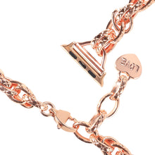 Stainless Steel Heart Pendant Watch Band For Apple Watch Ultra 49mm / Series 8&7 45mm / SE 2&6&SE&5&4 44mm / 3&2&1 42mm(Rose Gold)