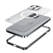 For iPhone 12 Pro Max MagSafe Magnetic Frosted Case(Silver)