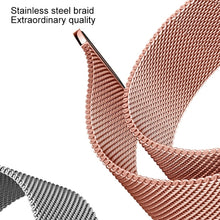 For Apple Watch Ultra 49mm / Series 8&7 45mm / SE 2&6&SE&5&4 44mm / 3&2&1 42mm Mutural Milanese Stainless Steel Watch Band(Gold)