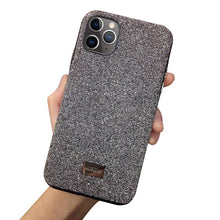 For iPhone 11 Pro Mutural TPU + PC + Diamond Cloth Protective Case(Grey)