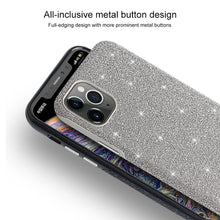 For iPhone 11 Pro Mutural TPU + PC + Diamond Cloth Protective Case(Grey)