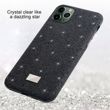 For iPhone 11 Mutural TPU + PC + Diamond Cloth Protective Case(Blue)