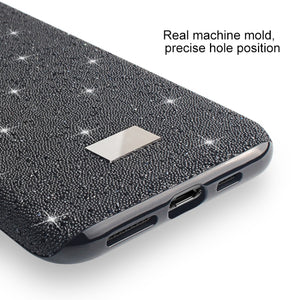 For iPhone 11 Mutural TPU + PC + Diamond Cloth Protective Case(Silver)