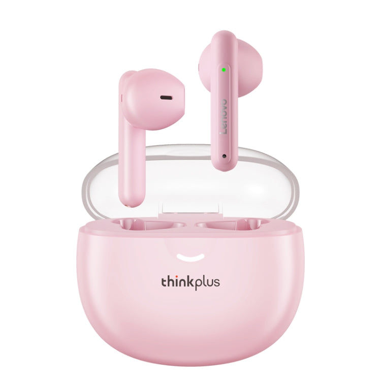 Lenovo LP1Pro Half In-Ear HD Call Wireless Bluetooth TWS Sports Earphone(Pink)