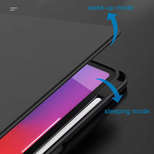 For iPad 10.2 2021 / 2020 / 2019 Mutural Jianshang Series Tablet Leather Smart Case(Black)