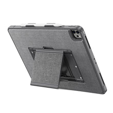 For iPad 10.2 2021 / 2019 Suspension Stand Tablet Case(Black)